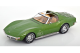 Chevrolet Corvette C3 mit Sidepipes 1972 hellgrün-metallic | KK-Scale | 1:18