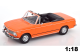 BMW 1600-2 Cabrio 1968 orange | KK-Scale | 1:18