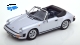 Porsche 911 Carrera 3.2 Cabriolet 250.000. 911er 1988 silbergrau KK-Scale 1:18
