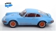 Singer Porsche 911 Coupe hellblau/orange | KK-Scale | 1:18
