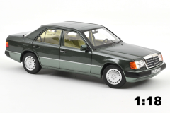 Mercedes-Benz 230 E 1990 Nachtgrün metallic | Norev | 1:18