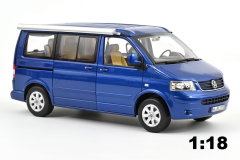 VW California 2003 Ravennablau metallic | Norev | 1:18