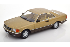 Mercedes 500 SEC C126 1987 goldmetallic | KK-Scale | 1:18