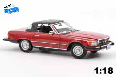 Mercedes-Benz 450 SL (US version) 1979 rot | Norev | 1:18