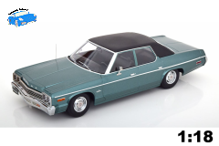 Dodge Monaco Vinyl Dach 1974 grünmetallic/schwarz | KK-Scale | 1:18