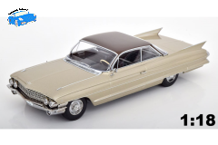 Cadillac Series 62 Coupe DeVille 1961 beigemetallic/braunmetallic | KK-Scale | 1:18