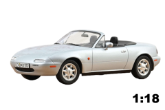 Mazda MX-5 1989 silber | Norev | 1:18